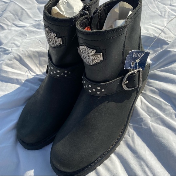 HARLEY-DAVIDSON® WOMEN'S BRANTLEY 5-INCH LEATHER MOTORCYCLE BOOTS - Picture 5 of 11